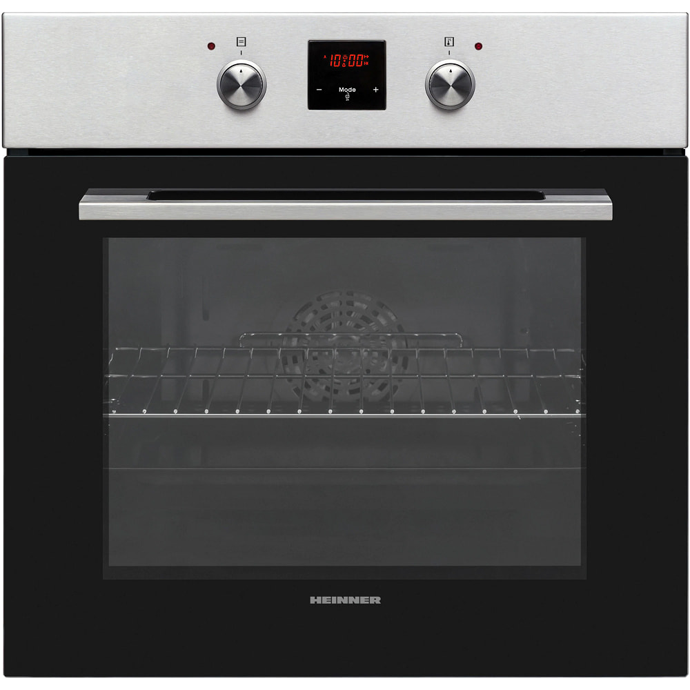 Cuptor incorporabil Heinner HBO-V659GCDRC-IX, 69 L, 9 functii, Control mecanic, Display touch, Grill, Timer, Perete catalitic, Inox/negru
