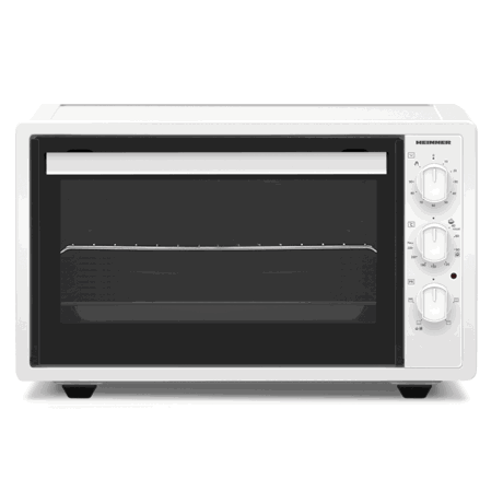 Cuptor electric Heinner HCE-S37WH, 1650W, 37 L, 4 functii gatire, Grill, Timer, Alb