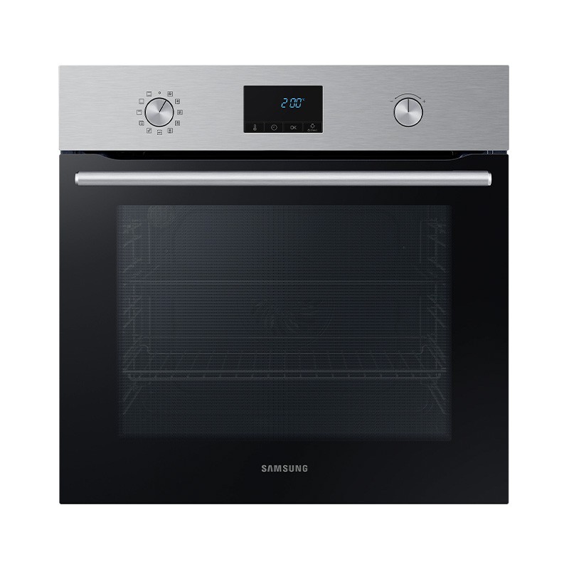 Cuptor electric incorporabil Samsung NV68A1170BS/OL 68L, True Convection, Autocuratare Pirolitică, Clasa A, Display, Inox