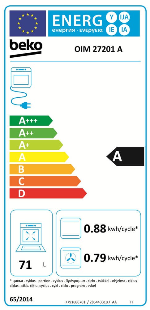 Cuptor incorporabil Beko OIM27201A