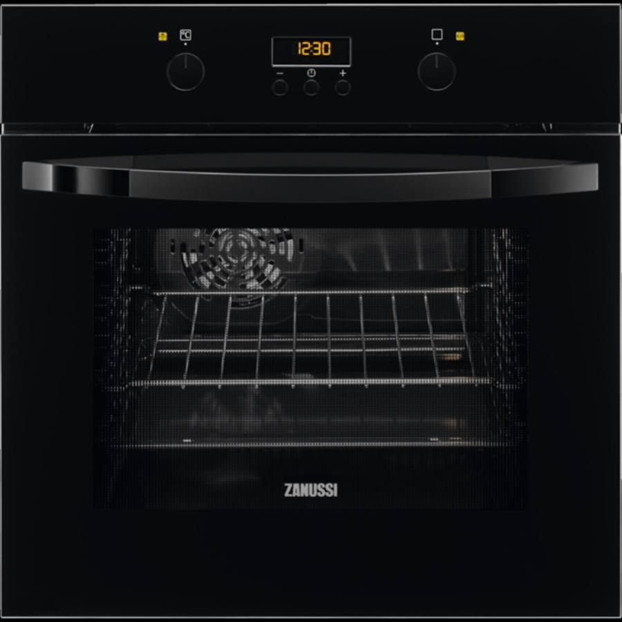 Cuptor electric incorporabil Zanussi ZOB35702BU, Electric, 8 functii, 57 l, timer, afisaj digital, negru