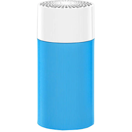 Purificator Blueair Pure 411, Filtru SmokeStop (filtru particule + carbon), 3 viteze, Pentru incaperi de 15 m², Alb/albastru
