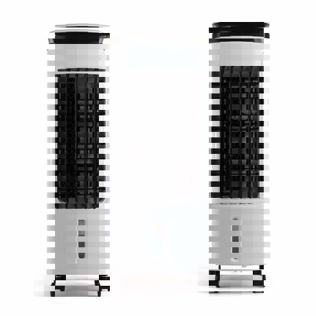 Aparat de racit aerul portabil, cu apa Livoo DOM389, 80 W, Functii tratare aer, 4 L, 3 setari aer, Timer, Telecomanda, Alb/negru