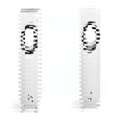 Aparat de racit aerul portabil, cu gheata Livoo DOM444, 80 W, Functii tratare aer, 4 L, 3 setari aer, Timer, Telecomanda, Alb