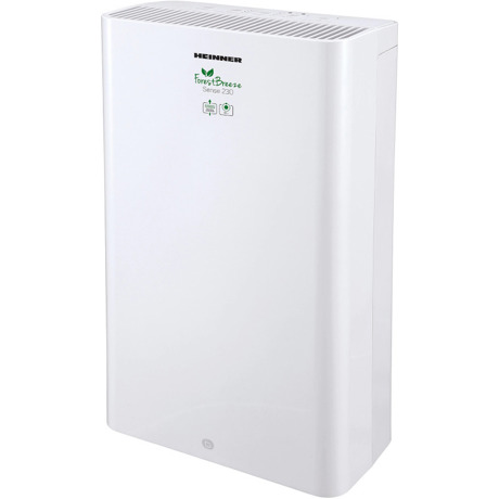 Purificator de aer Heinner HPA-M230, Flux de aer 230 m³, Filtru Hepa, Control mecanic, 4 viteze, Indicator calitate aer, Timer, Alb