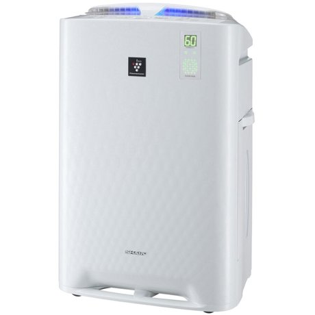 Purificator de aer Sharp KC-A40EU-W, Umidificare activa, 3 l, Filtru HEPA, 3 trepte de ventilare, Alb