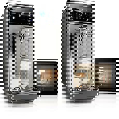 Espressor cafea Philips Saeco GranBaristo HD8978/01, 1900W, 1.7l, 15 bari, Otel/Negru