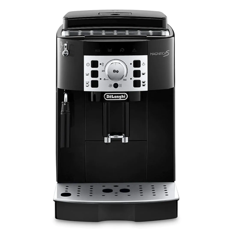 Espressor automat DeLonghi Magnifica S ECAM 22.110.B, 1450W, 15 bar, Oprire automată, Sistem Cappuccino, Negru