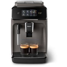 Espressor complet automat Philips EP1224/00, 2 băuturi, 15 bar, 1.8 L, 12 setări de măcinare, Sistem clasic de spumare a laptelui, Afişaj tactil, Filtru AquaClean, Gri caşmir