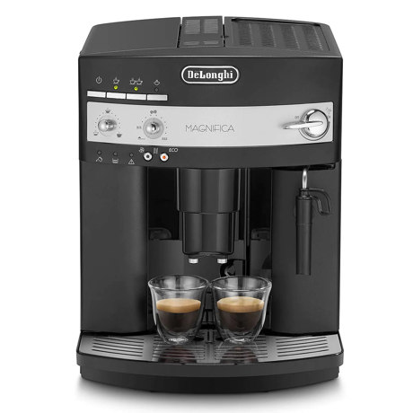 Espressor automat DeLonghi Magnifica ESAM3000.B, 1350W, 15 bar, Oprire automată, Rasnita inox, Negru