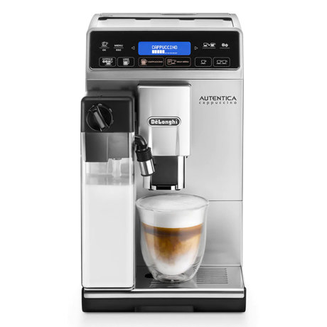 Espressor automat DeLonghi Autentica ETAM 29.660.SB, 1450W, 15 bar, Oprire automată, Sistem De'Longhi LatteCrema, Argintiu/Negru