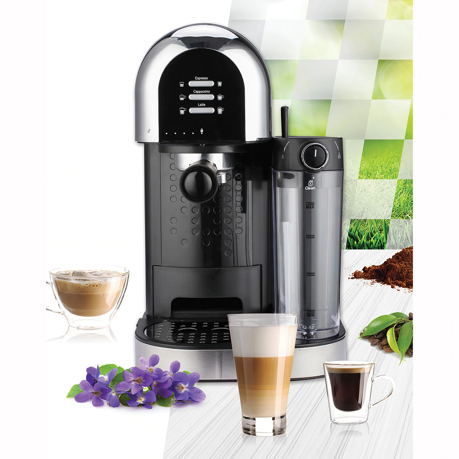 Espressor manual Heinner HEM-DL1470BK