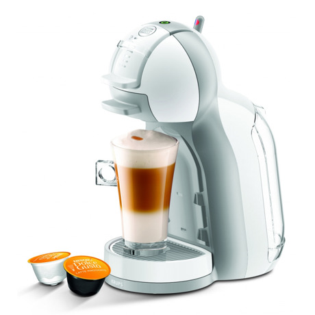 Espressor cu capsule Krups Dolce Gusto® Mini-Me KP120131, 1500 W, 15 bari, Functie eco, Capacitate rezervor 0.8 L, Alb