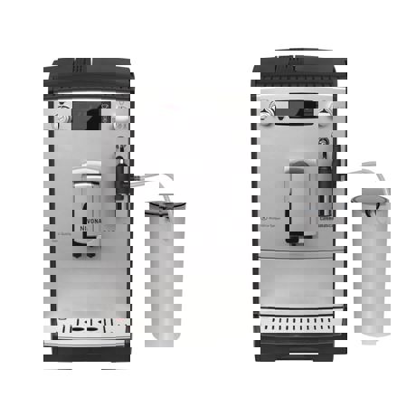 Espressor automat Nivona CafeRomatica 656, 15 bari, 1400 W, 2.2 L, Sistem AROMATICA, Argintiu/Negru