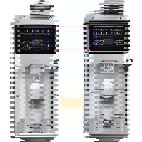 Espressor Bosch VeroAroma TES60321RW, 15 Bar, 1.7 l, Argintiu/Gri