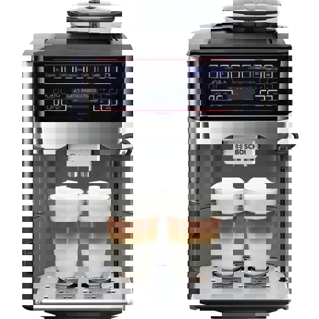 Espressor Bosch VeroAroma TES60523RW, 19 Bar, 1.7 l, Negru/Gri