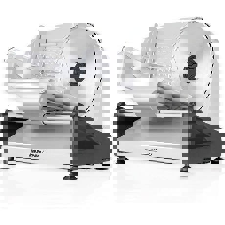 Feliator profesional MPM MKR-04M, 150W, Reglare feliere 0 - 15 mm, Lama otel inoxidabil 19 cm, Gri