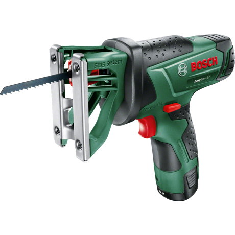 Fierăstrău multifuncţional cu acumulator Bosch EasySaw 12 06033B4004, 12 V, Acumulator Litiu-Ion, Lampă de lucru integrată, Negru verde