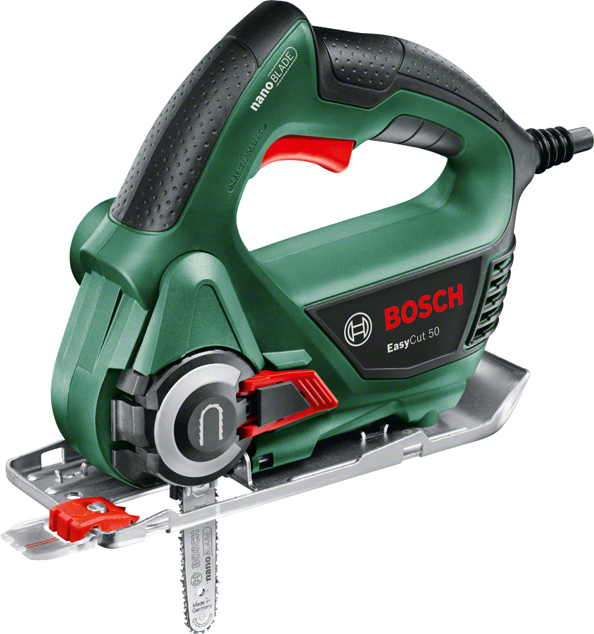 Fierăstrău Bosch EasyCut 50 06033C8020, 500 W, 7800 rpm, Negru/Verde
