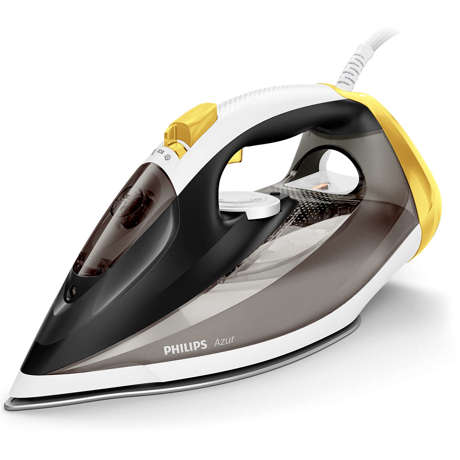 Fier de călcat Philips Azur GC4544/80, 2600 W, Jet abur 220 g/min., Debit abur 50 g/min., Talpă SteamGlide Plus, Anti-picurare, Sistem decalcifiere rapidă, Negru intens