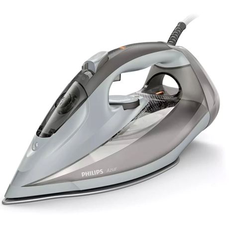 Fier de calcat Philips Azur GC4566/80, 2600 W, Talpa SteamGlide Advanced, Jet abur 250 g, Debit abur 50 g/min., Antipicurare, Gri