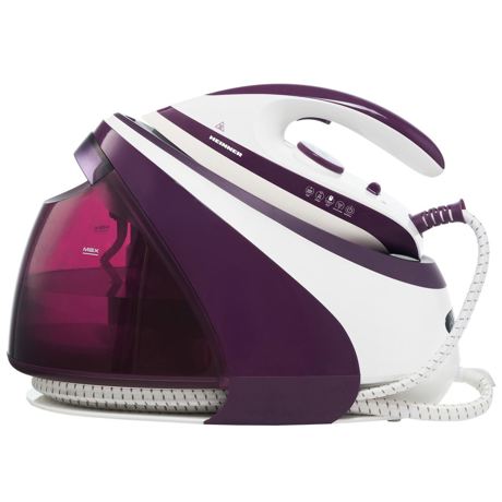 Statie de calcat Heinner HIS-D3007IX, 3000 W, 7 bar, 1.8 L, Talpa ceramica, Oprire automata, Violet