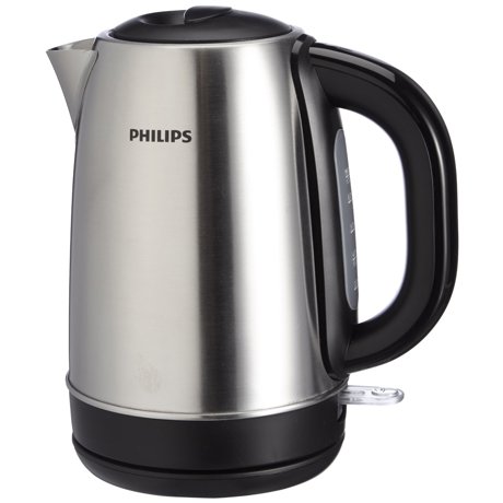 Fierbator de apa Philips HD9320/20, 2200 W, 1.7 l, Negru/Argintiu