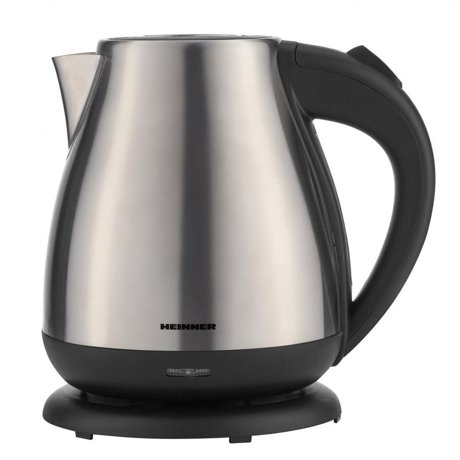 Fierbator electric Heinner Solstice HEK-17IX, 1.7 L, Auto oprire, Filtru detasabil, Carcasa inox