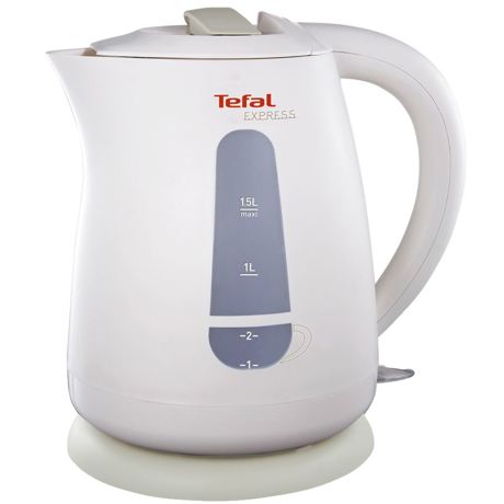 Fierbator cordless Tefal Express KO299130, 2200 W, 1.5 l, Alb