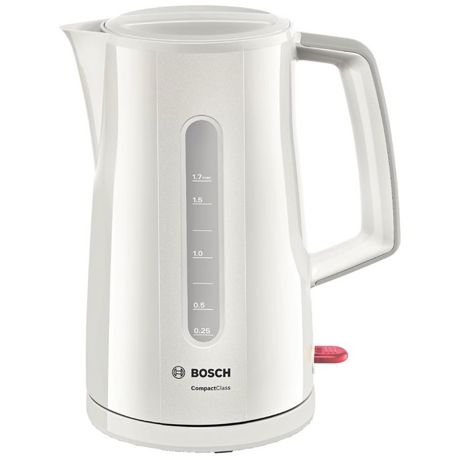 Fierbator de apa Bosch CompactClass TWK3A011, 2400 W, 1.7 l, Alb