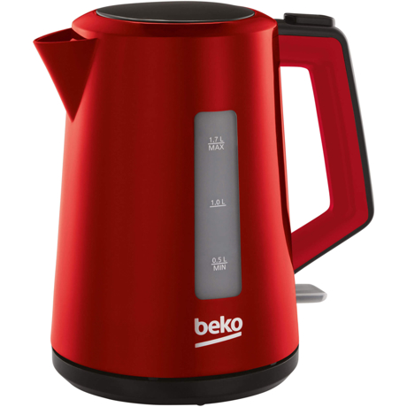 Fierbator Beko WKM4226R, 2200 W, 1.7 L, Functie Deconectare, Rosu