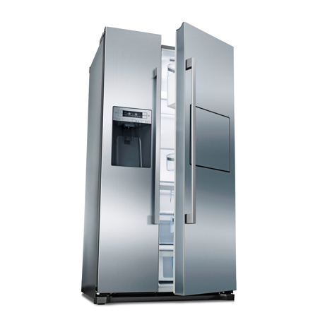 Frigider Side by Side Bosch Serie 6 KAG90AI20, 522 l, No Frost, Dozator apa si gheata, homeBar, Inox