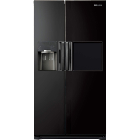 Frigider Side by Side Samsung RS7778FHCBC, No Frost, 543 l, Dozator, Twin Cooling Plus®, H 178.9 cm, Negru