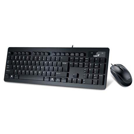 Kit Tastatura + Mouse Genius Slimstar C130, USB, Negru