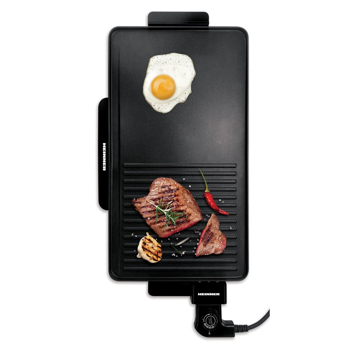 Grill electric 2 in 1 Heinner HEG-F2000GT