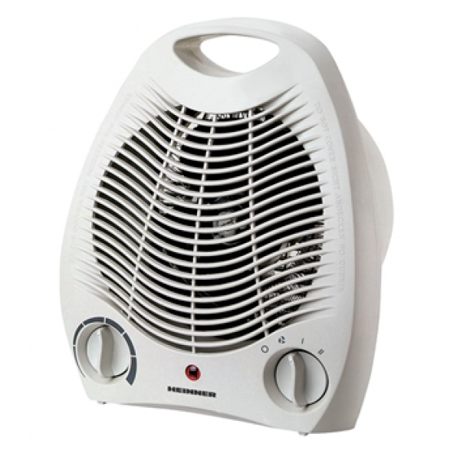 Aeroterma Heinner HFH-L2000WH, 2000 W, 2 trepte de putere, Termostat reglabil, Protectie la supraincalzire, Alb