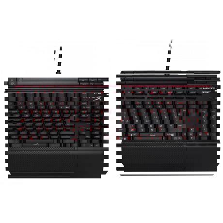 Tastatura Kingston HyperX cu fir detasabil, HyperX Alloy Elite, iluminata, USB, Anti-Ghosting, CHERRY MX Brown