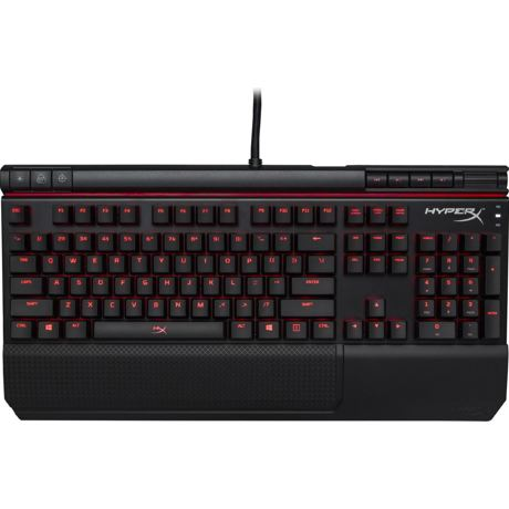 Tastatura Kingston HyperX cu fir detasabil, HyperX Alloy Elite, iluminata, USB, Anti-Ghosting, Cherry MX Red