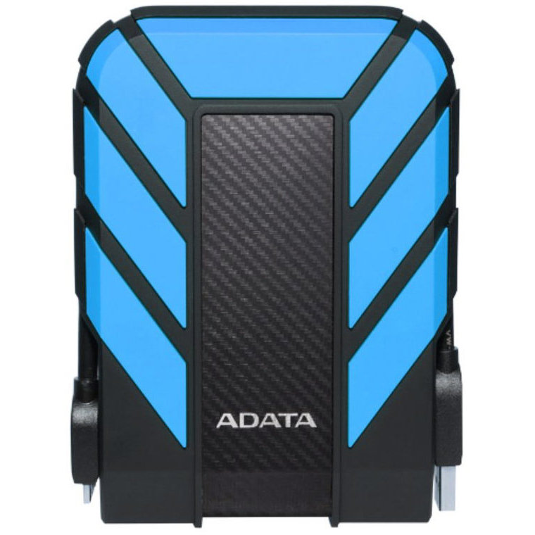 HDD extern ADATA HD710 Pro, 2 TB, 2.5", USB 3.1, Rezistent la socuri, Albastru
