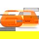 HDD extern Lacie, Mini, 4TB, 2.5", USB3.0, Protectie la socuri si apa, Argintiu/portocaliu