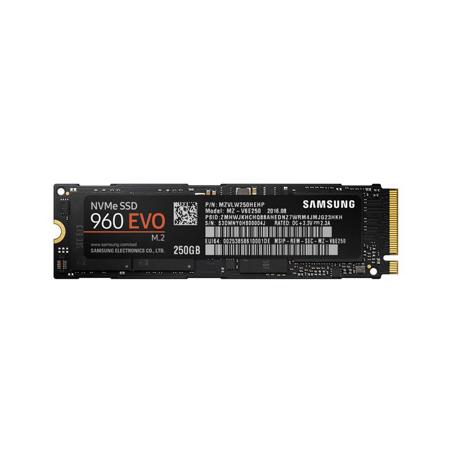 SSD Samsung, 250GB, 960 Evo, retail, NVMe M.2 PCI-E, rata transfer r/w: 3200/1500 mb/s, 8.00 x 2.21 x 0.23 cm, Magician Software for SSD management