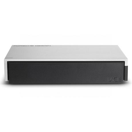 HDD extern Lacie, 6TB, Porsche Design Desktop Drive, USB3.0, argintiu si negru