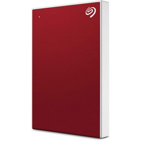 HDD extern Seagate, 1TB, Backup Plus Slim, 2.5", USB 3.0, Metalic, Rosu