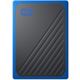 SSD extern WD, My Passport Go, 1TB, 2.5", USB 3.0, Rezistent la socuri, Negru/ Albastru