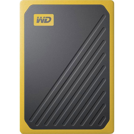 SSD extern WD, My Passport Go, 1TB, 2.5", USB 3.0, Rezistent la socuri, Negru/ Portocaliu
