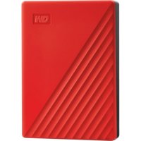 HDD extern WD, My Passport, 4TB, 2.5", USB 3.2, Compatibil cu Windows, Rosu