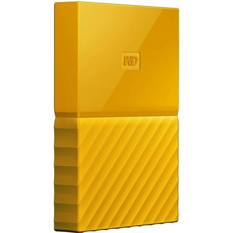 HDD Extern WD, 2TB, My Passport, 2,5 USB 3.0, Galben