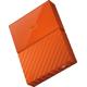 HDD extern WD My Passport, 3TB, 2,5" USB 3.0, portocaliu