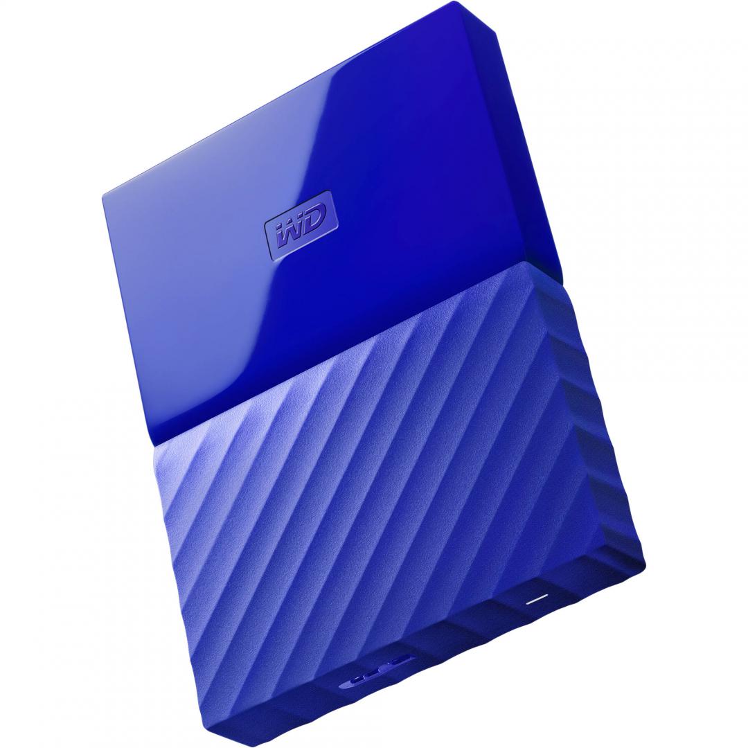 HDD extern WD My Passport, 4TB, 2,5" USB 3.0, albastru