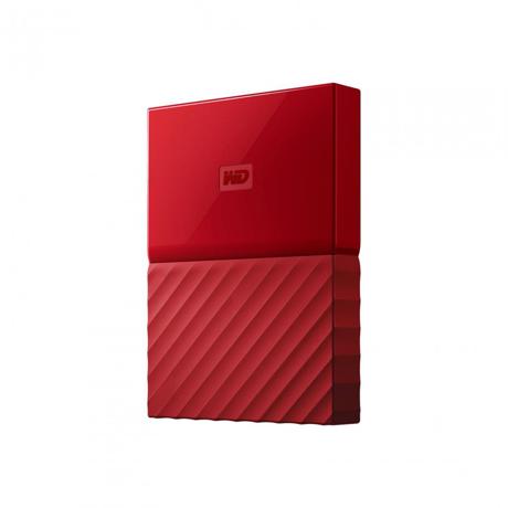 HDD extern WD My Passport, 4TB, 2,5" USB 3.0, rosu